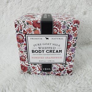 NEW & SEALED BEEKMAN 1802 PURE GOAT MILK WHIPPED BODY CREAM - HONEYED GRAPEFRUIT